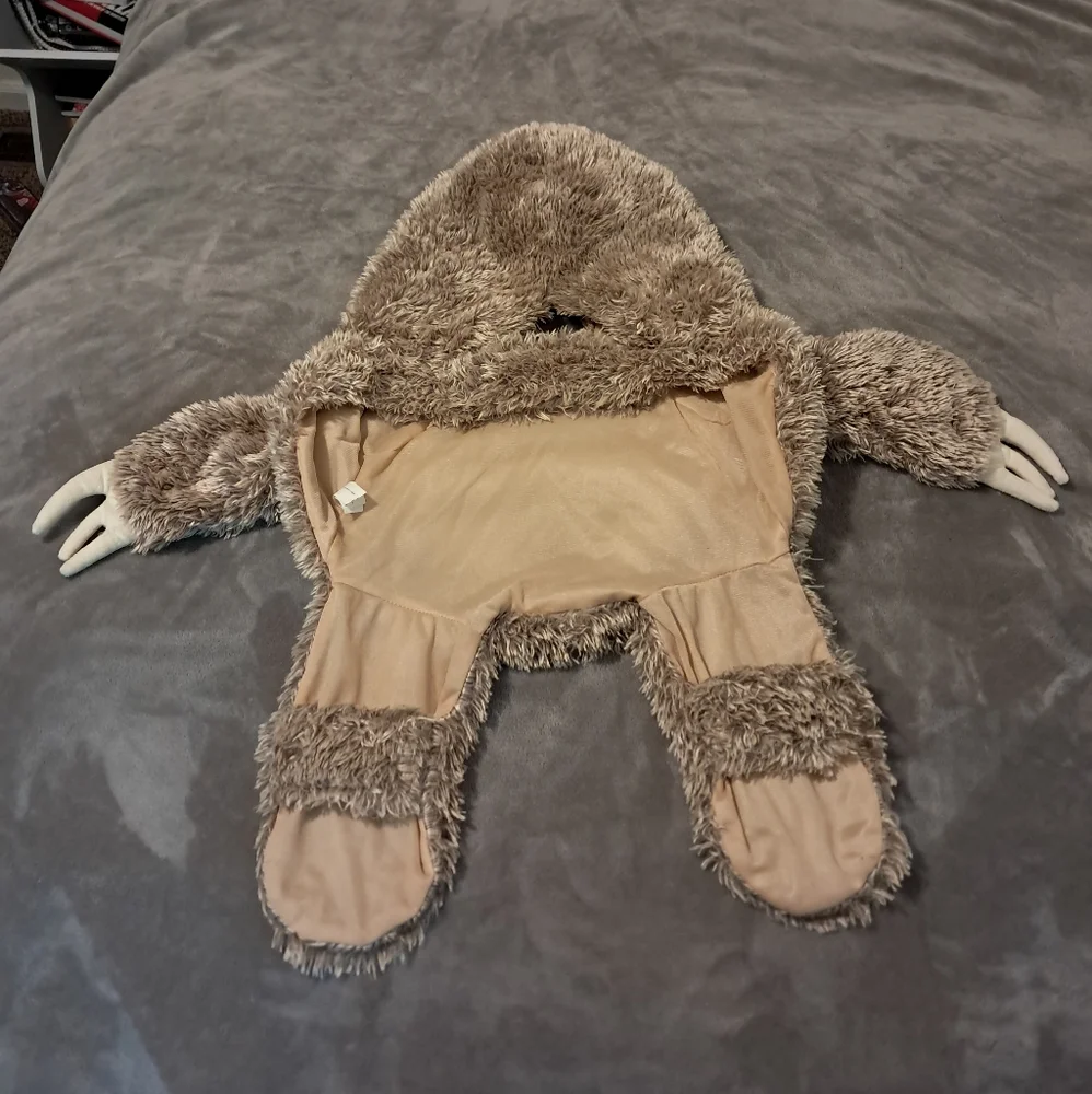 Play On! Plush Sloth pet Dog custome size XL NWT.